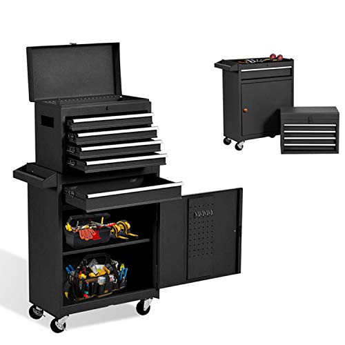 5Drawer Tool Chest Tool Box,Rooling Tool Chest with Wheels,Tool