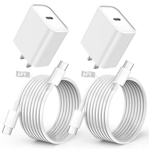 USB-C 20W Charger and 60W 6ft Cable Set