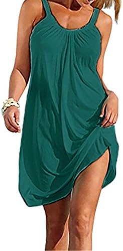 Sierry Womens Beach Cover up Casual Beachwear Summer Sleeveless Short Mini Dress