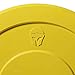 Titan Fitness Pair 25lb Olympic Bumper Plate Yellow Benchpress Strength Training