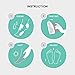 Aliceva One Step Foot Peel Mask, Simple Foot Peeling Mask, Exfoliating Calluses and Dead Skin Remover - 2 Pairs
