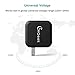 Smart Dual USB Wall Charger Black CHGeek 2-Port 24W 4.8A US Plug MINI USB Travel Adapter with Smart Charge Technology for iPhone 7 7+ 6S 6 Plus 5S iPad Galaxy S7 Note HTC LG G5 Nexus 7 PSP GPS -CH04S