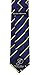 Scott Allan Classic Navy Blue Necktie | Standard Size Adult Tie | Blue and Yellow Striped Ties | Corbatas Para Hombre