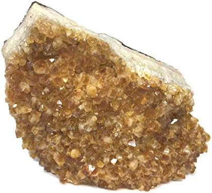 Quality Large Yellow Citrine Bed Free Standing Geode