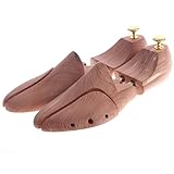 Songmics Cedar Shoe Tree Twin Tube Shoe Shaper Men's 6-13
