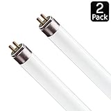 Luxrite LR20841 (2-Pack) F21T5/830 21-Watt 3 FT T5 Fluorescent Tube Light Bulb, Soft White 3000K, 1850 Lumens, G5 Mini Bi-Pin Base