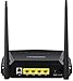 TRENDnet N300 Wireless Ads 2+ Modem Router, 4 X 10/100 Mbps LAN Ports, 1 X RJ-11 Port, Pre-Encrypted, TEW-723BRM, Black