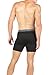 Men's Athletic Boxer Briefs in Bamboo Viscose - 2 Pack Underwear by Texere (Black, Large) Holiday Gift for Guys MB6303-BLK-L