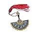 Feng Shui 2019 The Programming Peacock Mirror Fan to Protect Against Bad Luck & Harmful Energies W Red String Bracelet W3653
