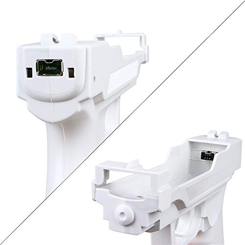 Wii Motion Plus Gun for Nintendo Wii Controller + Wii Shooting Games (White,Set of 2) - Thumbnail 5