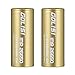 26650 IMR, GOLISI 2x 26650 Rechargeable Batteries, Top 15.91Wh 3.7V 4300mAh IMR Batteries, CDC 35A Li-Ion Battery, High Power High Discharge No Memory Effect Flat Top for High Drain Devices