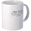 CafePress - Moo Point Mugs - Unique Coffee Mug, Coffee Cup