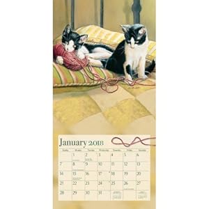 Cats in the Country 2018 Vertical Calendar