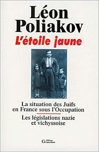 L Etoile Jaune French Edition Poliakov Leon Amazon Com Books