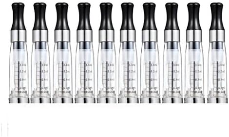 10 Pcs 1.6ml CE4 Replacment Tank TOP Starter Kit Round Mouth Holder E-Pen 510 (10)
