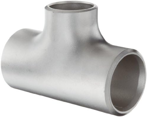 Stainless Steel 304/304L Pipe Fitting, Reducing Tee, Schedule 40, 2" x 2" x 1-1/2" Butt-Weld