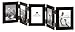 Burnes of Boston C53923 5 Hinged Picture Frame, 2-1/2-Inch by 3-1/2-Inch, Onyx