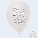 30pc White Remembrance Memorial Funeral Balloons Biodegradable Helium Quality for Balloon Releases 