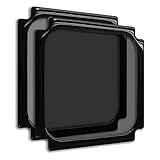 DEMCiflex Dust Filter for NCASE M1 120mm Square 2-Pack, Black Frame/Black Mesh