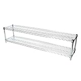 Commercial Chrome Wire Unit 14 x 60 - 2 Shelf Unit