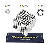 Teentumn 528 Pieces 5mm Sculpture Building Blocks Toys for Intelligence Learning -Office Toy & Stress Relief for Adults
