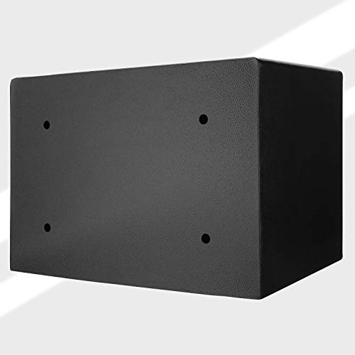 Digital Electronic Security Safe Box, Home Safe with Digital Keypad 0.57 Cubic Feet Black for Jewelry Money Cash Valuables