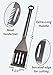 3 Piece BBQ Tools Set - Professional Stainless Steel Barbecue Utensils - Grill Spatula, Fork, & Tongs