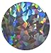 DTGmart Prisma Specialty Holographic Heat Transfer Foil Vinyl For Textile 19" x Yard (Silver Crystal)