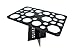 Akago 28 Hole Makeup Brush Tree Holder Organizer Folding Collapsible Air Drying Tower Brush Dryer