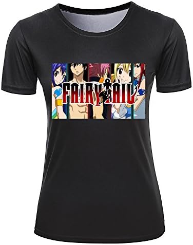 Erza Scarlet Lucy Natsu FAIRY TAIL women's t shirt L