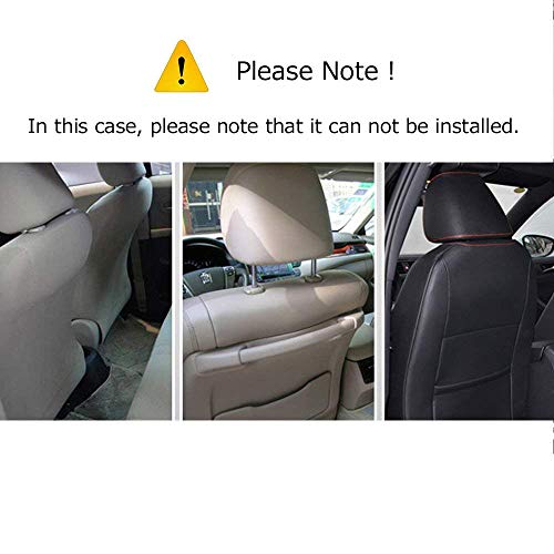 Usee Car Backseat Organiser Storage Holder Pocket Hanging Kick Mat PU Leather for Tablet Smartphone Bottles Tissue Newspaper Magazine Umbrella Toys (Black)