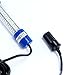Amarine-made White 12v-24v 8W 180 LED 1000 Lumens IP68 Submersible Fishing Light Underwater Fish Finder Lamp with Battery Clip & Power Plug (White)