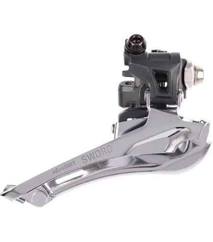 Amazon.com : microSHIFT Sword Front Derailleur - 10-Speed, Double