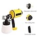 Paint Sprayer Electric Spray Gun HVLP Home Paint Sprayer with Three Spray Patterns, Three Nozzle Sizes, 900ML Detachable Container + 6.5ft Power Line for Indoor and Outdoor
