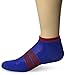 Thorlos 84 N Max Cushion Running Low Cut Socks, Royal/Red, Large