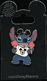 Disneyland Stitch Mickey Ears Hat & Ice Cream Trading Pin Theme Park Exclusive