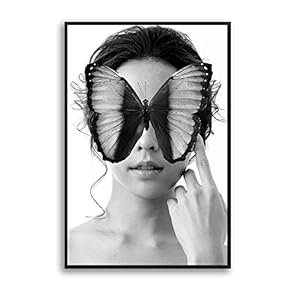 Framed Canvas Home Artwork Decoration Portrait Canvas Wall Art for Living Room, Bedroom - 16x24 inches