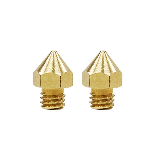 BALITENSEN 5pcs 3D Printer MK10 Nozzle 0.4mm Brass M7 Thread Nozzle for Flash Forge/Dremel/Wanhao 1.75mm Filament ABS PLA - Thumbnail 3