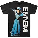 Eminem Men's On The Mic T-Shirt Black XL