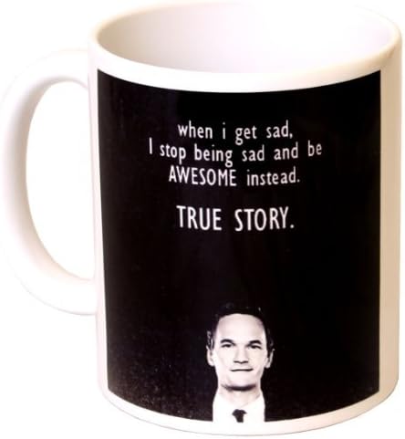 True Story How I Met Your Mother Sitcom Gift Mug - Serendipity Vita Collection - Birthday, Christmas, Father's Day, Mother's Day, Work Colleague Gift