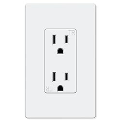 WEBANG Decorator Receptacle Outlet, Screwless Wall