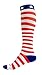 Compression Socks (1 pair) for Women & Men by A-Swift (Stars & Stripes, L/XL)