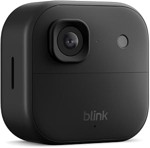 Blink Außenkamera 2K+ (neueste Generation) – Kabellose, intelligente Sicherheitskamera, 2K-Videoauflösung, verbesserte Audioqualität, bis zu zwei Jahre Batterielaufzeit – Zusatzkamera, Schwarz