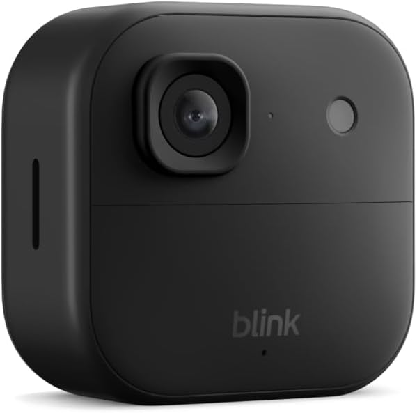 Blink Außenkamera 2K+ (neueste Generation) – Kabellose, intelligente Sicherheitskamera, 2K-Videoauflösung, verbesserte Audioqualität, bis zu zwei Jahre Batterielaufzeit – Zusatzkamera, Schwarz