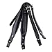 BQLZR Black Soft PU Leather Accordion Shoulder Harness Strap with Adjustable Buckles Pack of 2
