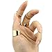 Tabwing New 6 Sets Punk Gold Stack Plain Band Midi Mid Finger Knuckle Ring Set