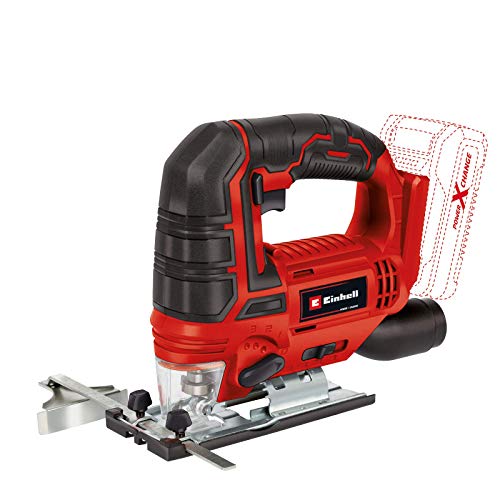 Einhell Akku-Stichsäge TC-ST 18 Li-Solo (Li-Ion, 18V, 20 mm Hubhöhe, max. 45° Schrägschnitte, Pendelhubfunktion…