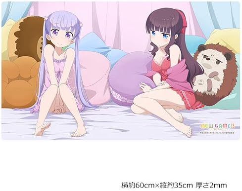 Amazon New Game ラバーマット 涼風 青葉 滝本 ひふみ アニメ 萌えグッズ 通販