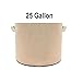 Oppolite 24-Pack 25 Gallon Tan Grow Bags Pots Heavy Duty Fabric Aeration Fabric Pots Grow Bags W/Handles (24, 25 Gallon)thumb 1