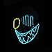 Scary Led Mask Purge Halloween Light Up Professional Rave Costumes Glow Stick Led Face Changeable Party City Mask for Parties Festival Costume by Latburg (led mask-001)